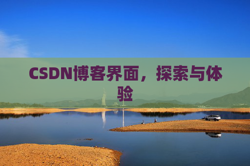 CSDN博客界面，探索与体验